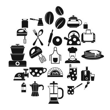 Narin et Icons set, basit tarzı