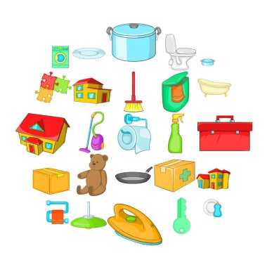 Rahat Icons set, karikatür tarzı