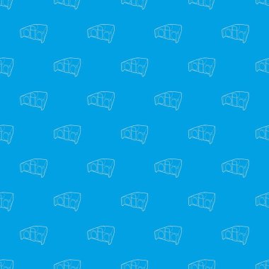 Dürbün desen vektör kesintisiz mavi