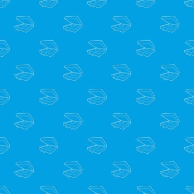 Alarm düğmesini desen vektör kesintisiz mavi