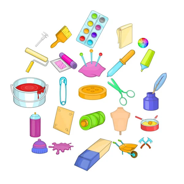 Icons set, karikatür tarzı duvar kağıdı