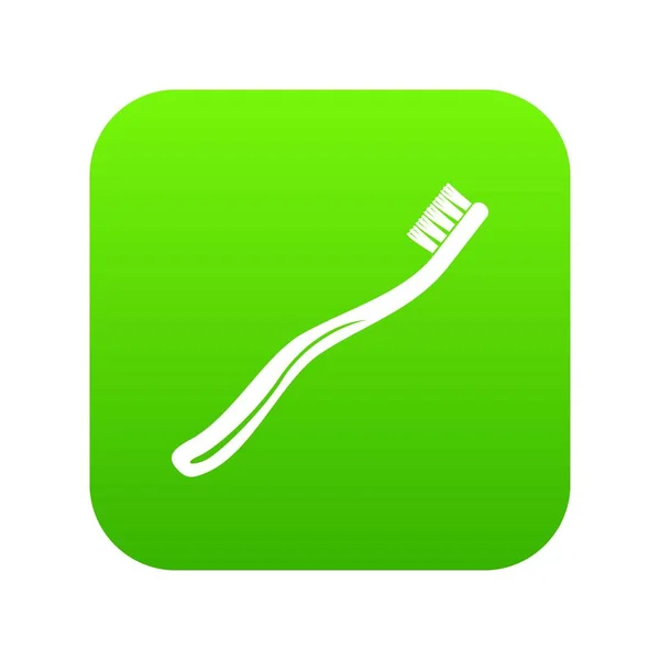 Toothbrush icon, simple black style — Stock Vector