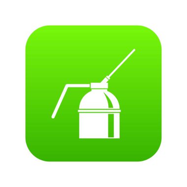 Sprey boya simgesi dijital yeşil kutu