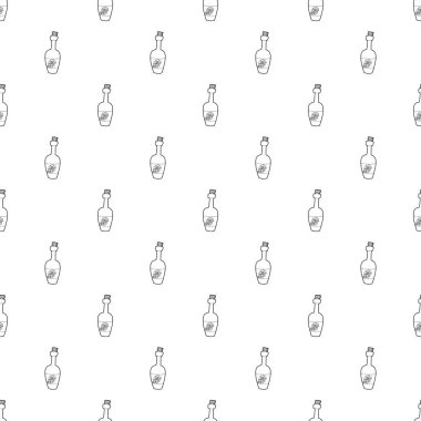 Şarap şişesi tasarlamak vektör sorunsuz