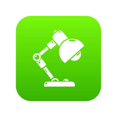 Masa lambası simgesi, basit siyah stil