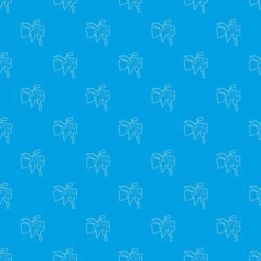 Spot desen vektör kesintisiz mavi