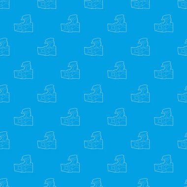 Film yönetmen desen vektör kesintisiz mavi