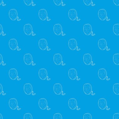 Reel desen vektör kesintisiz mavi