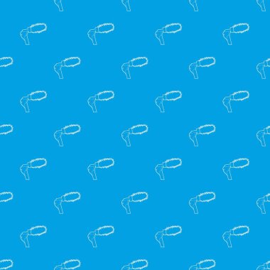 Sinema ekipman desen vektör kesintisiz mavi