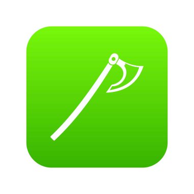 Balta simgesi dijital yeşil