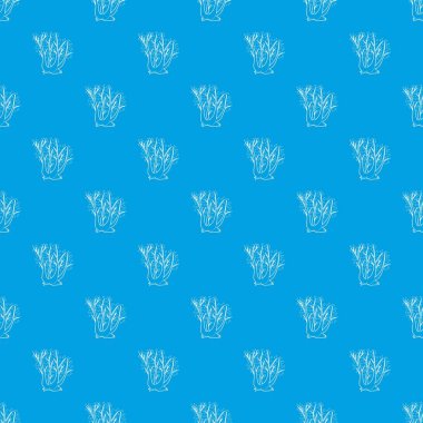 Ağaç desen vektör kesintisiz mavi