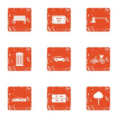 Park pathless simgeler kümesi, grunge tarzı