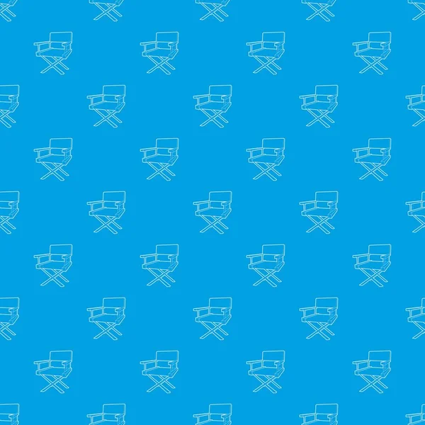 Film yönetmen koltuğu desen vektör kesintisiz mavi