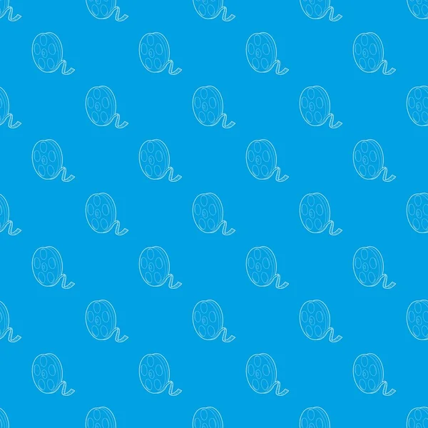 Reel desen vektör kesintisiz mavi