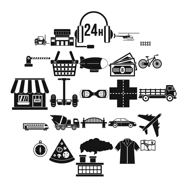 Garson Icons set, basit tarzı