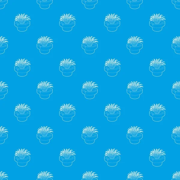 Ev bitki desen vektör kesintisiz mavi