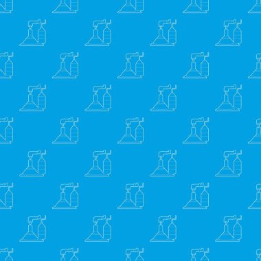 Fabrika laboratuvar desen vektör kesintisiz mavi herhangi bir kullanım için tekrar