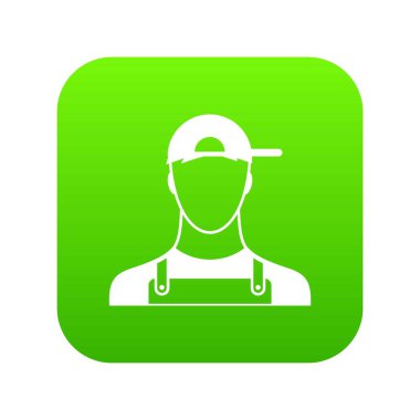 Tesisatçı simgesi dijital yeşil