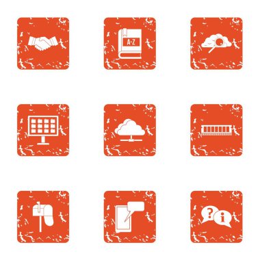 Enerji arama simgeler kümesi, grunge tarzı