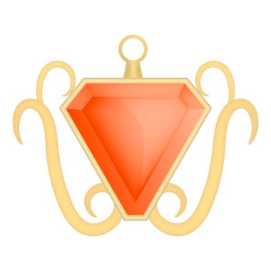 Kırmızı lal takı mockup, gerçekçi