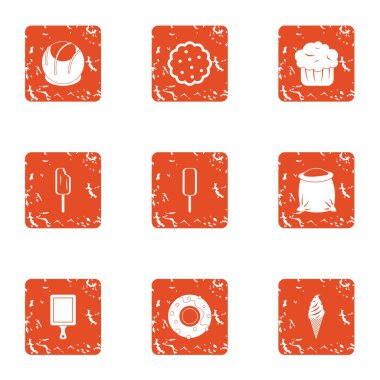 Enfes dondurma simgeler kümesi, grunge tarzı