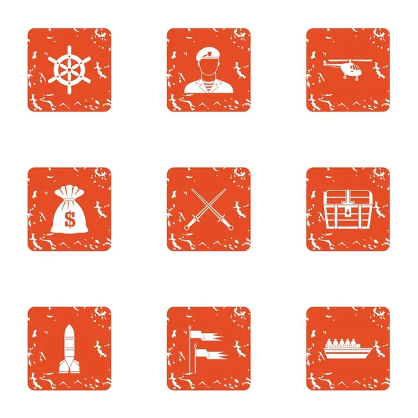 Askeri para simgeler kümesi, grunge tarzı
