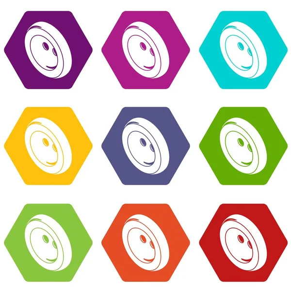 Moda giysiler ikonlar 9 vektör ayarla