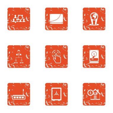 Komut arama simgeler kümesi, grunge tarzı