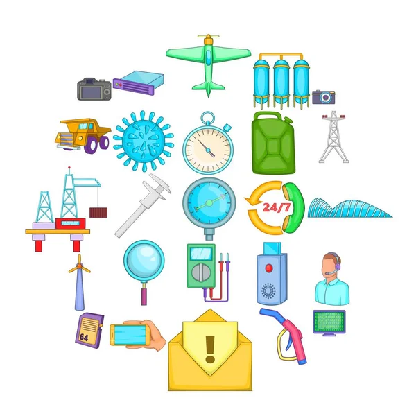 Tasarruf Icons set, karikatür tarzı