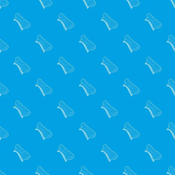 Arapça halı desen vektör kesintisiz mavi