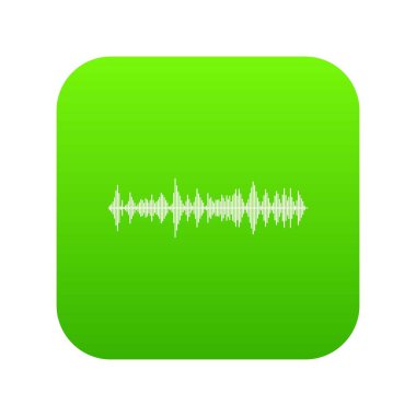 Müzik darbe simgesi dijital yeşil