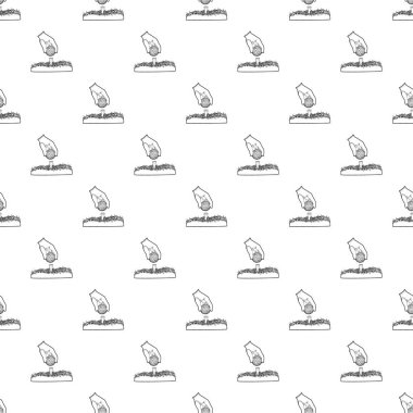 Golf topu tasarlamak vektör herhangi bir web tasarımı için yinelenen sorunsuz