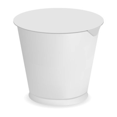Süt kutusu mockup, gerçekçi