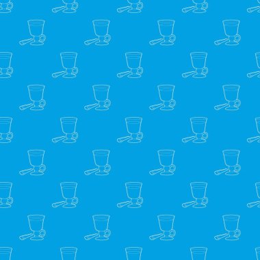 Mulled şarap desen vektör kesintisiz mavi