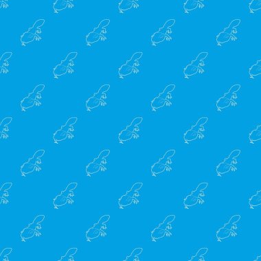 Benekli kertenkele desen vektör kesintisiz mavi