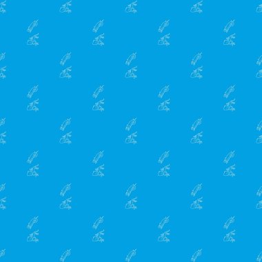 Kertenkele desen vektör kesintisiz mavi