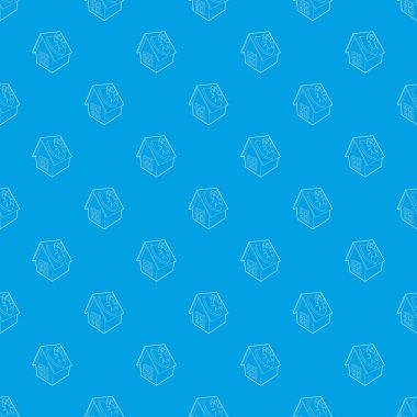 Dezenfeksiyon ev desen vektör kesintisiz mavi