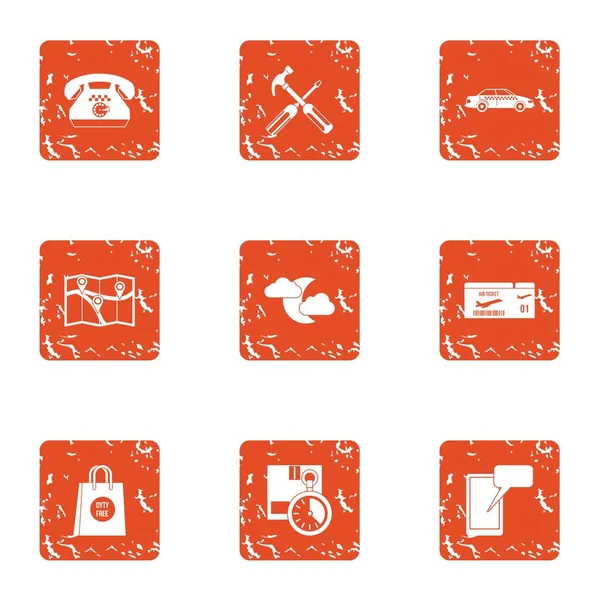 Gala günü simgeler kümesi, grunge tarzı