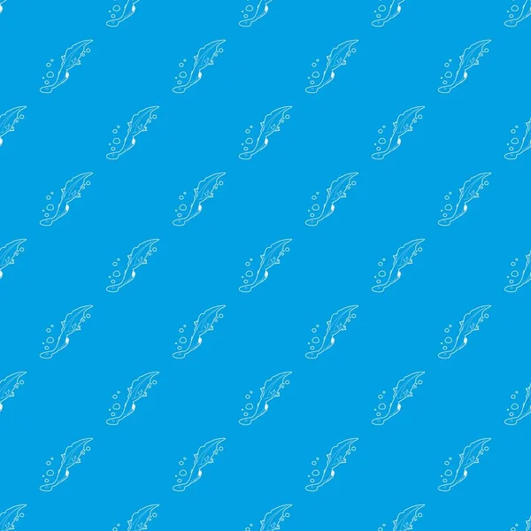 Su kertenkele desen vektör kesintisiz mavi