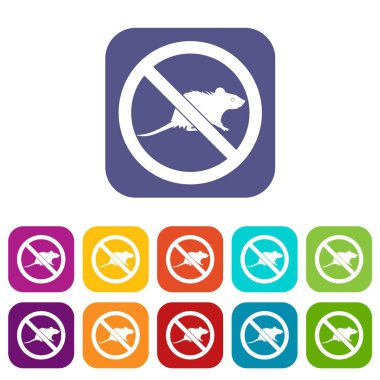 Fare yok Icons set kayıt