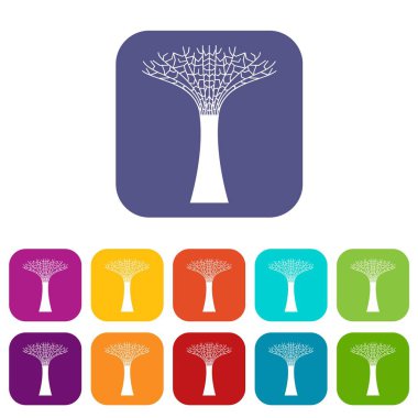 Singapur Supertree at Bay bahçeleri tarafından ayarla