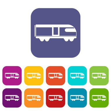 İsviçre dağ treni Icons set