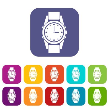 İsviçre saat Icons set