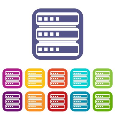 veritabanı Icons set