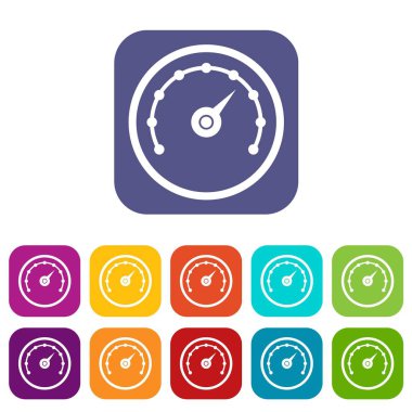 Hız göstergesi Icons set