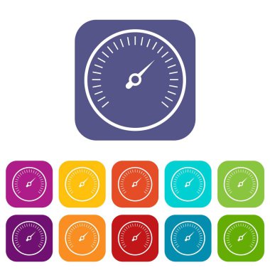 Hız göstergesi Icons set