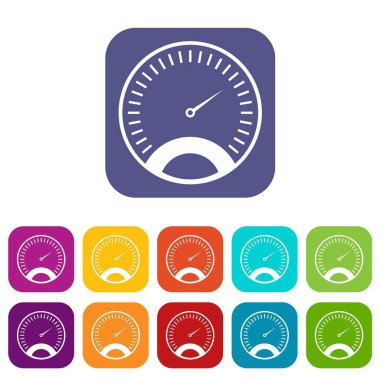 Hız göstergesi Icons set