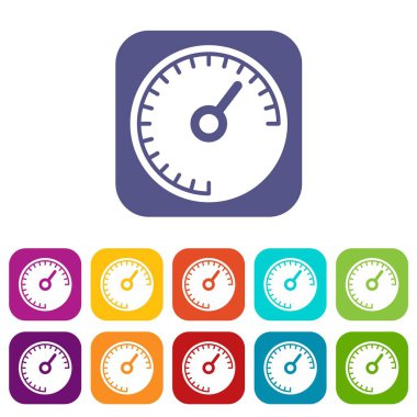 Hız göstergesi Icons set