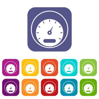 Hız göstergesi Icons set