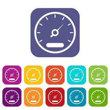 Hız göstergesi Icons set